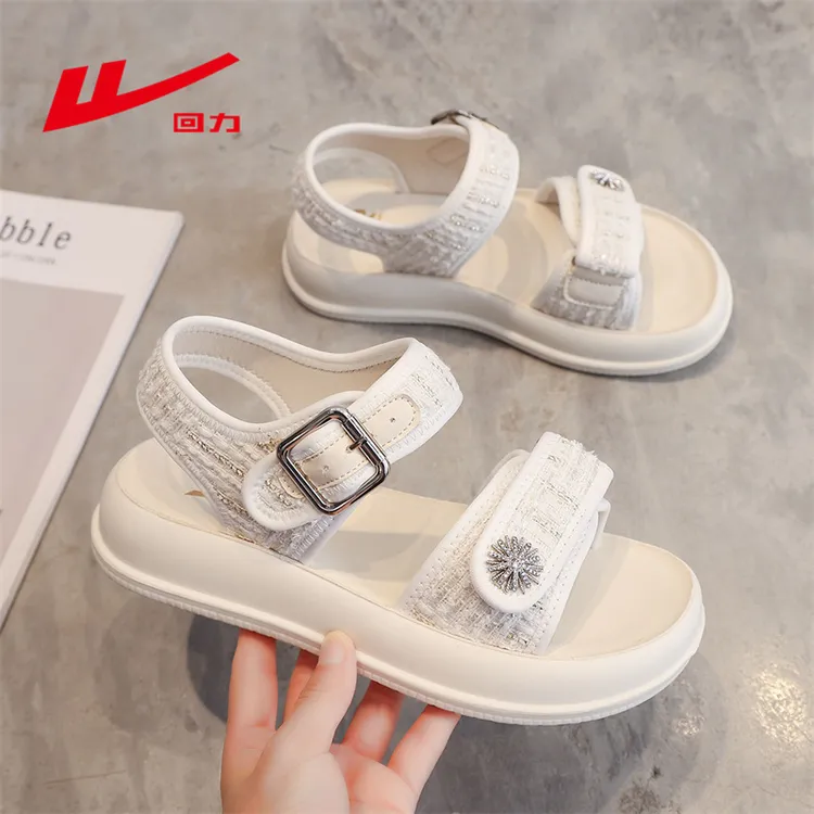 回力防滑凉鞋女2025夏季爆款外穿配裙子百搭魔术贴沙滩运动凉拖鞋