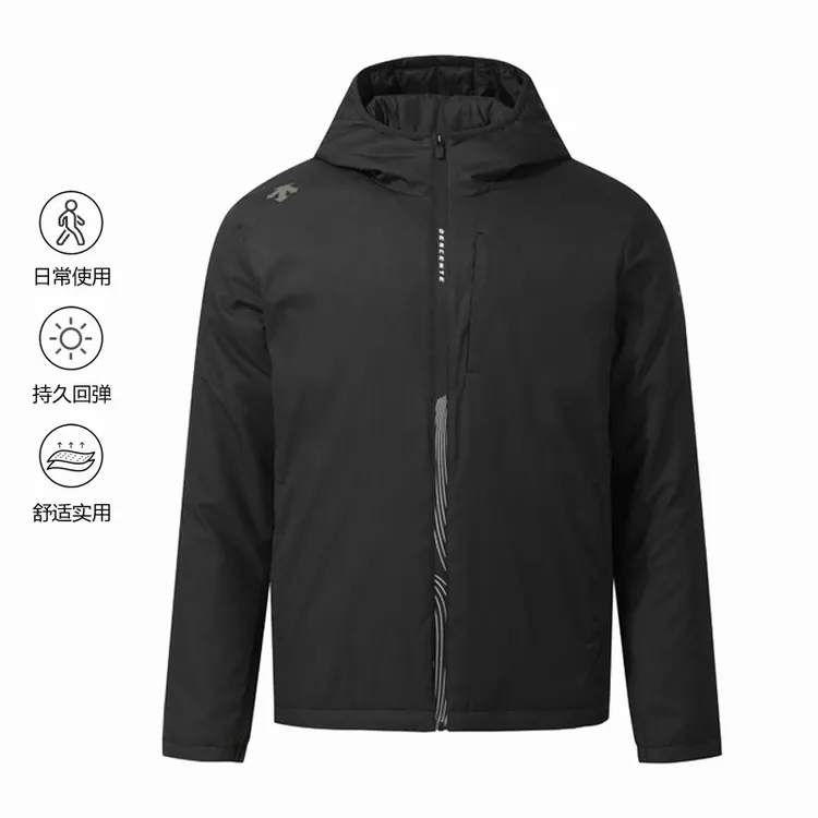 DESCENTE/迪桑特25新款Logo宽松运动拉链长袖棉服外套SQ313RPD91