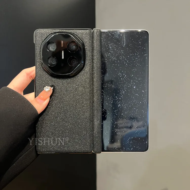 适用华为MateX6典藏版折叠屏手机壳ins风黑色满天星新款MateX7壳