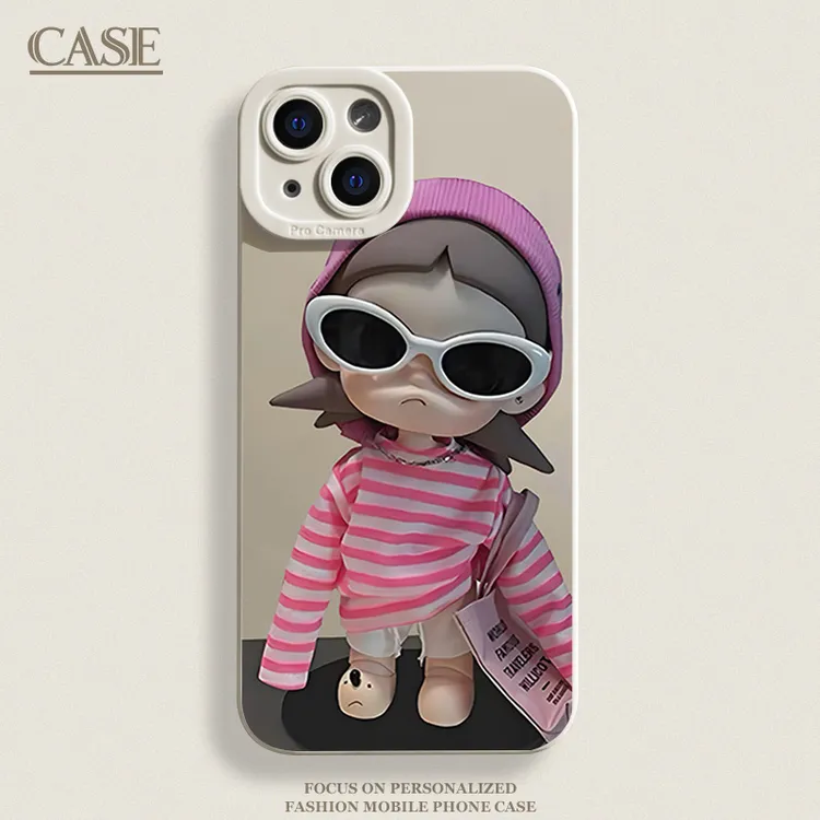 墨镜嘎子姐适用iPhone17ProMax手机壳16苹果15软14瞳影13磨砂1211