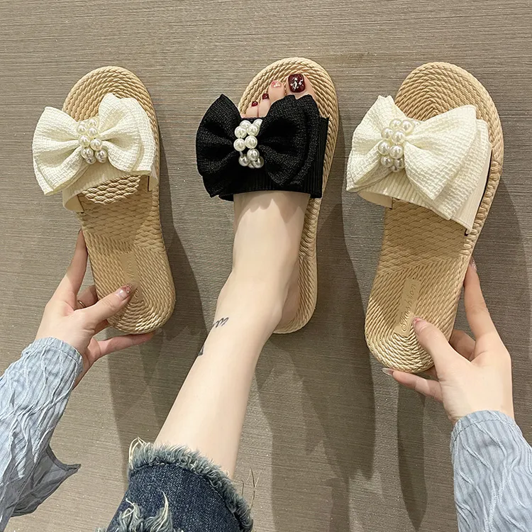 网红时尚外穿防滑百搭夏季软底厚底平底韩版仙女风外穿凉拖鞋ins
