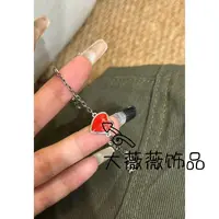 铜合金手链 红色爱心简约手链-67569