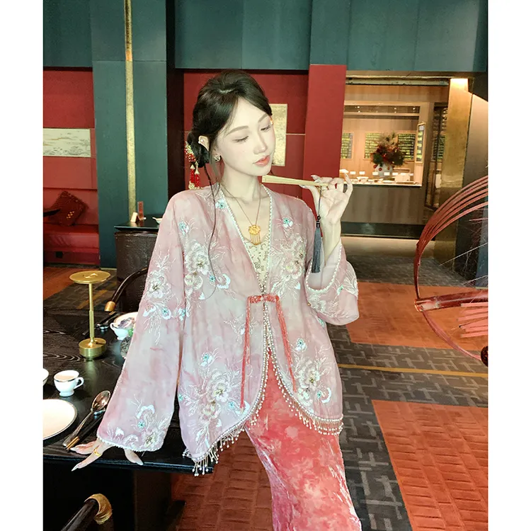 果果家【胭脂醉】2025女装新中式外套