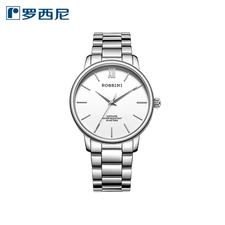 罗西尼石英表519903情侣简约轻奢百搭高颜值手表