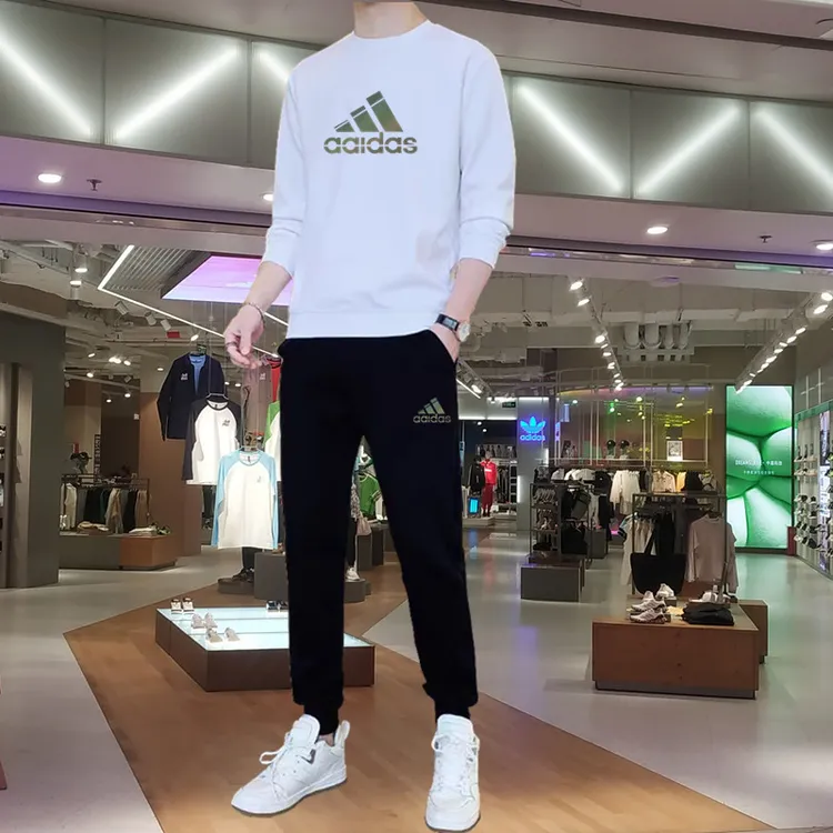 一折专区丨奥莱秋冬男士爆款卫衣卫裤休闲两件套情侣加绒运动套装