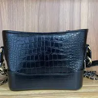 时尚新款真皮女包斜挎包手提包 0437 黑色