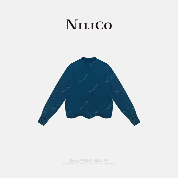 NILICO【漫雾 】慵懒绵羊毛减龄软糯保暖毛衣