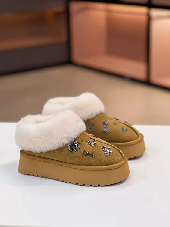 【蓉姐专属】巴洛克欧货雪地靴1618-3