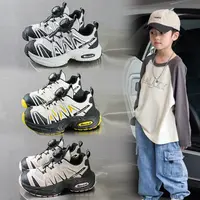 秋季潮款儿童运动鞋旋转纽扣亲子款舒适童鞋韩系户外儿童鞋子8139