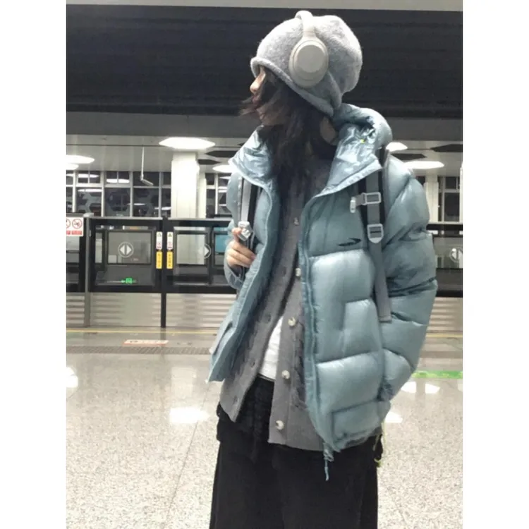 MARIE.COCO日系高级灰开衫上衣叠穿连帽面包服搭弯刀阔腿裤秋冬装