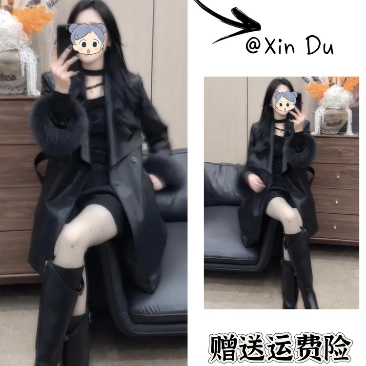 2025秋冬季新款时尚显瘦气质女士网红洋气外套百搭款D25184