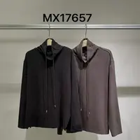 卡麦酱-MUXI 抽绳高领打底上衣 17657