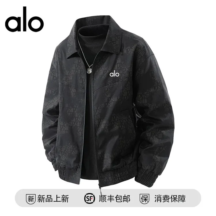 美国ALO WOLFO官方旗舰满印夹克男款秋季潮流痞帅宽松休闲外套女