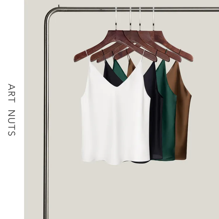 悦迷ArtNuts 通勤法式优雅打底性感大码显瘦无袖宽松百搭吊带背心