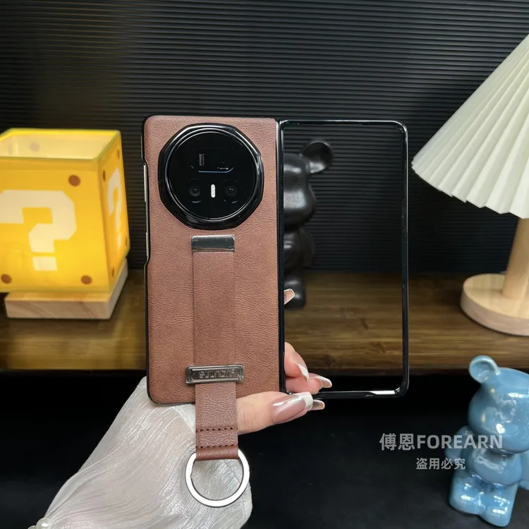 适用于荣耀MagicV5手机壳手腕带指环折叠屏magic v5保护套男女款