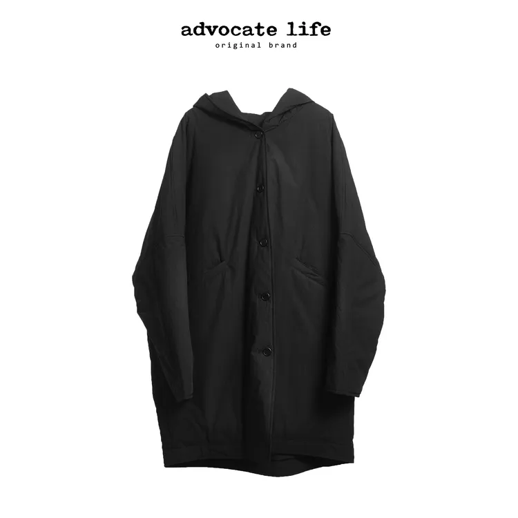 Advocatelife2025新品秋冬外套女小众休闲百搭防风连帽JQ381068