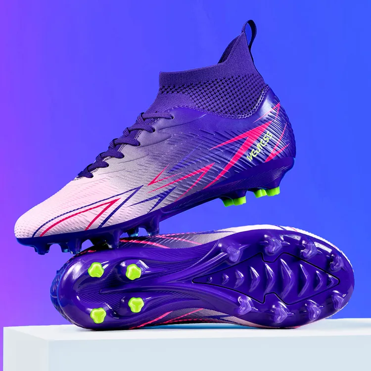 WEJIESS/威杰狮正品AG长钉足球鞋男成人tf碎钉刺客16足球训练鞋男