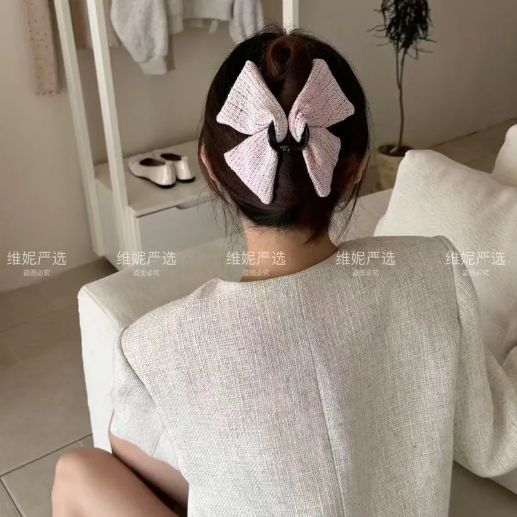 重工小香风～秋冬韩系氛围感三角夹新款网红发卡多种发型抓夹发饰