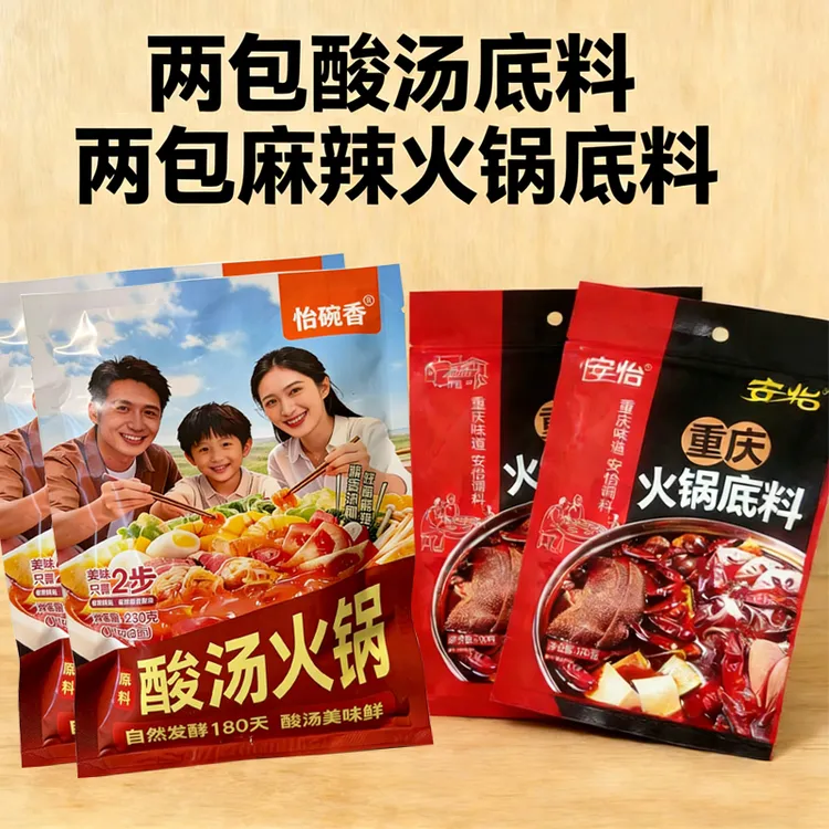 红酸汤酸汤番茄火锅底料酸辣鱼肥牛轻卡轻脂调料酱料