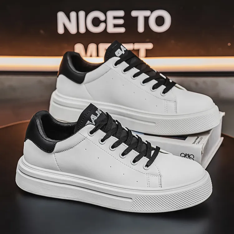 男鞋板鞋2025年春季新款青年国潮小白鞋时尚百搭潮流板鞋休闲板鞋