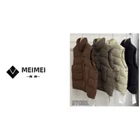 XMM《立领大口袋羽绒马甲》秋冬新款时尚百搭洋气休闲羽绒马甲97891