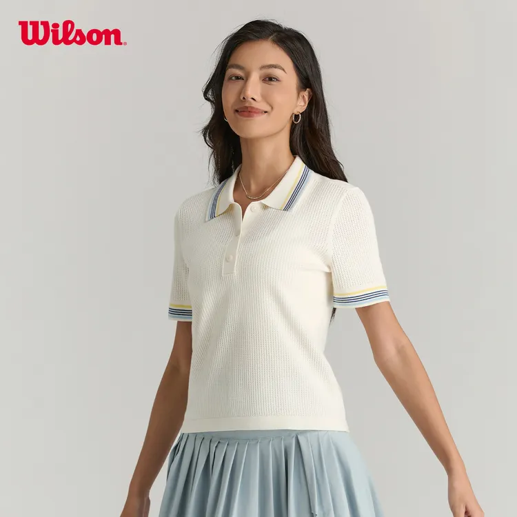 Wilson威尔胜官方流光风女士ADDISON休闲百搭 POLO衫WW00513