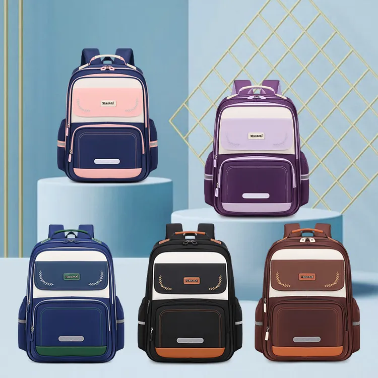 星新小七悬浮新款小学生护脊减负超轻透气大容量双肩书包适合1- 6