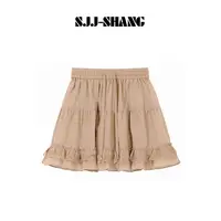 SJJ-SHANG【焦糖蛋糕裙】25ss新品灵动气质蕾丝亲肤半身裙q134539p