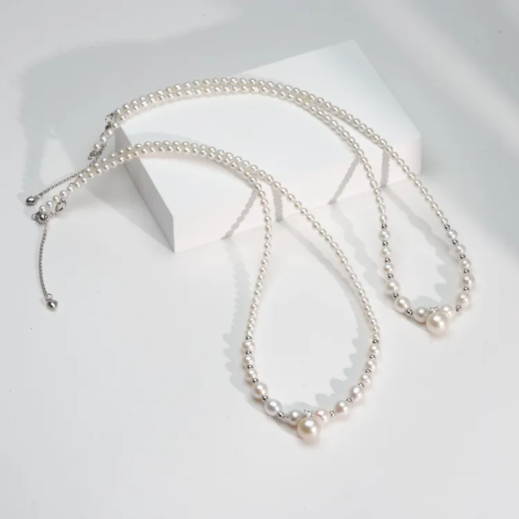 【小北严选】淡水珍珠DIY项链约3-7mm【多样性发一件】-AH27X590