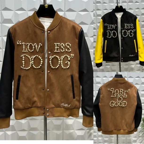 经典拼色棒球服秋冬百搭复古简约夹克外套