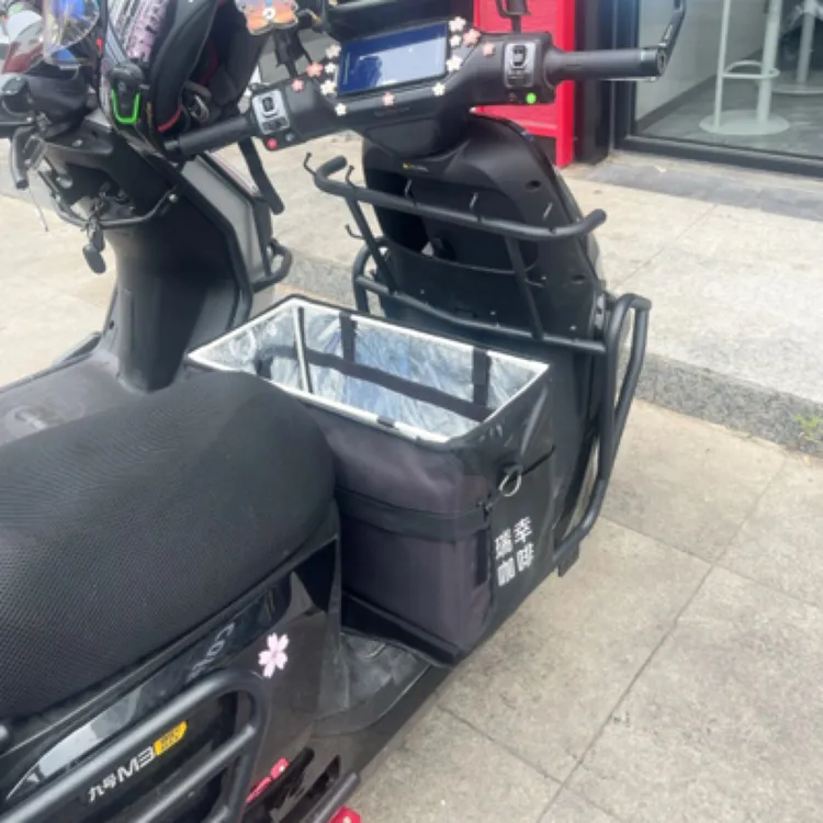 九号M395C外卖抢单神器双层挂钩护杠外卖改装挂钩护杠外卖加脚踏