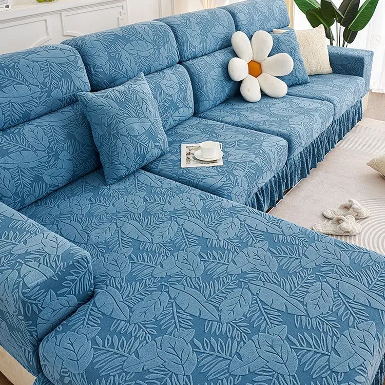 裙边日历沙发套罩全包套裙摆加厚防滑四季通用沙发垫子沙发笠万能