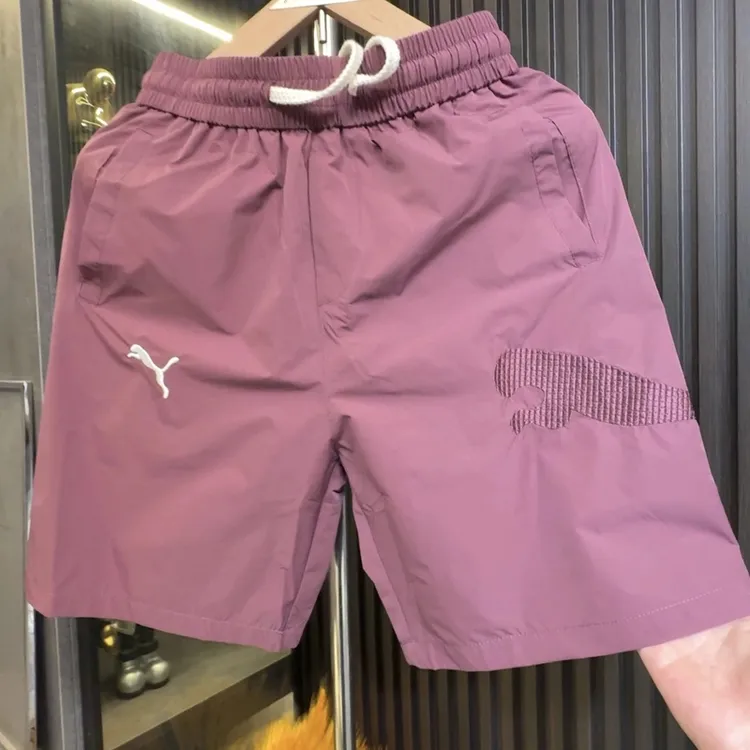 夏季休闲多色重工艺速干薄款简约时尚百搭潮流运动休闲裤五分裤