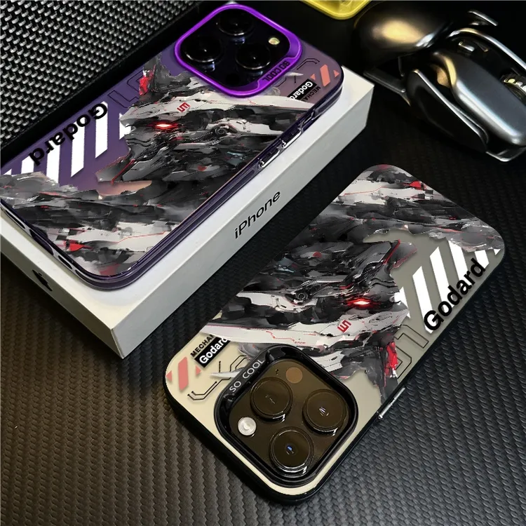 适用苹果17promax手机壳iPhone16硅胶15plus保护套14高达机甲13新