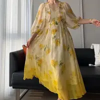 【连衣裙】高档连衣裙装设计感时装女装服装[LYBF]Z