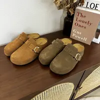 【ZMMY严选私服】秋季新款时尚复古一脚蹬厚底半托勃肯鞋5091908