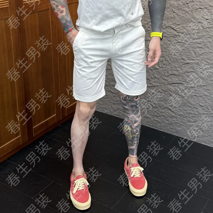 2025春季新款时尚休闲百搭净版男士休闲短裤8802