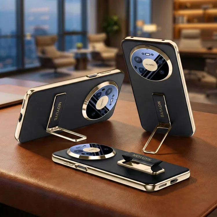 适用华为mate80promax手机壳mt70/60pro腕带支架mt80素皮防摔pro+