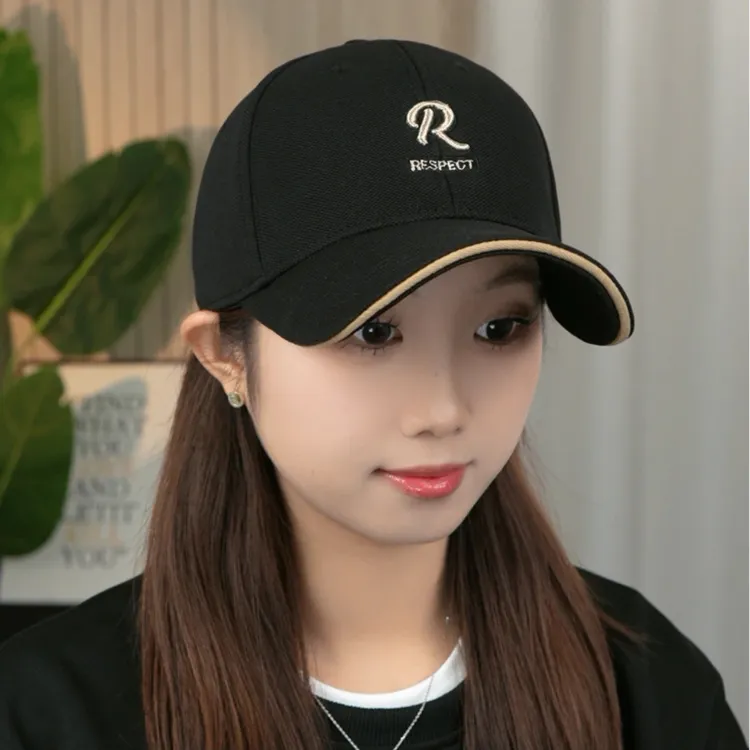 2025秋冬新款棒球帽男女同款韩版硬顶时尚百搭遮阳防晒户外鸭舌帽
