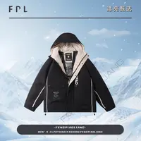 黑【浪漫玫瑰】2025冬季空气胶囊宽松流行舒适蓄热保暖羽绒服639