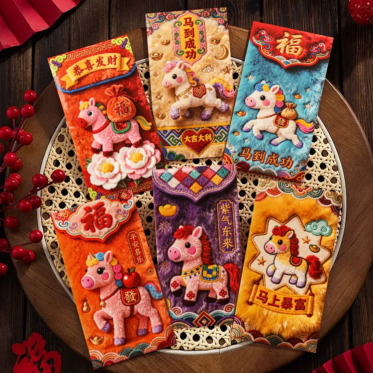 2026马年创意红包春节新款卡通可爱生肖个性创意春节过年红包袋