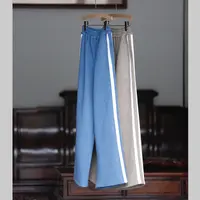 如素慢衣厚款直筒裤简约百搭60067