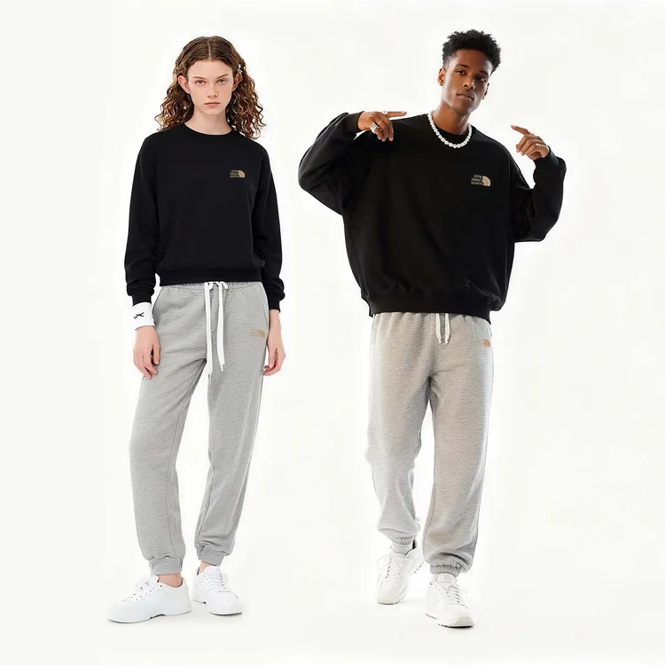 动感北面卫衣加厚加绒情侣同款轻奢痞帅男装百搭男士上衣秋冬新款