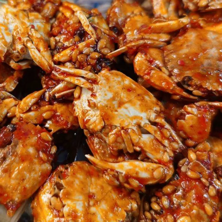 小螃蟹80后零食仙螺岛香酥小螃蟹麻辣香辣仔蟹开袋即食海鲜怀旧