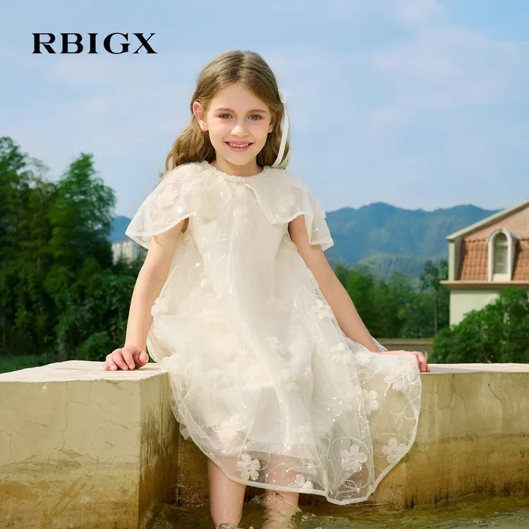 RBIGX瑞比克童装26夏季新款女童礼服公主裙仙女连衣裙LYZBR2632