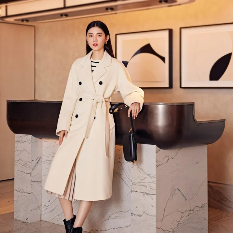 【大乔专属】N28传承系列手缝山羊绒大衣8251D806