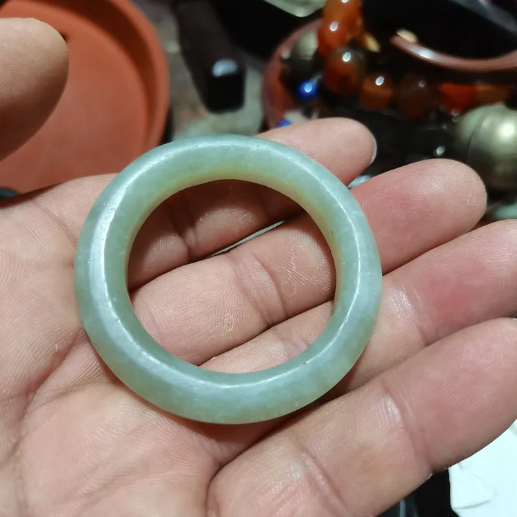 非金属莫桑石手镯 玉环，不知道干嘛用的，