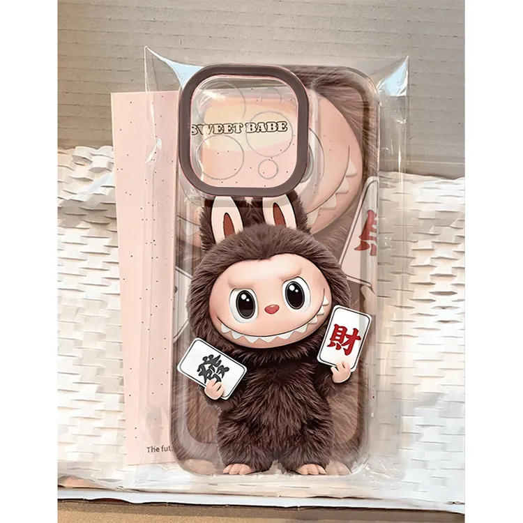 发财小怪兽适用苹果16 15手机壳iPhone13promax防摔14 12男女xr软
