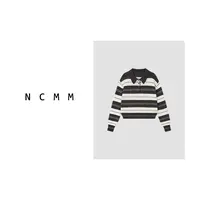 NCMM匠音夫妇「熊猫」高级的配色撞上秋天polo领毛衣C-7011
