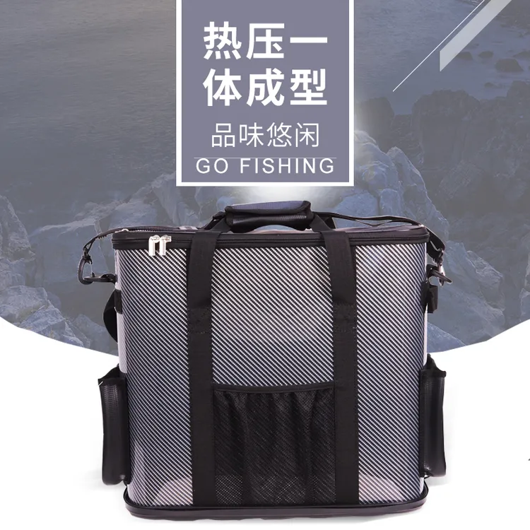 精艺坊新款多功能鱼护桶活鱼桶便携加厚钓鱼水桶